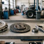 Детали сцепления грузовика Isuzu: корзина, диск, выжимной подшипник, вилка и цилиндры сцепления